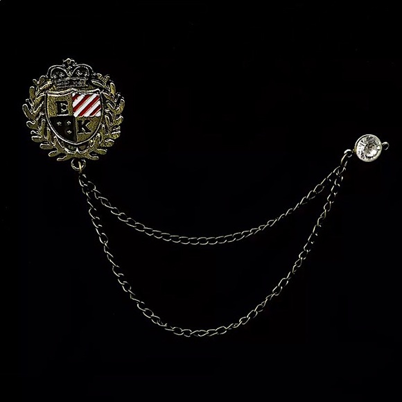 Collar accessories brooch for men - Picture 1 of 7